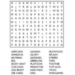 Free Printable Word Search